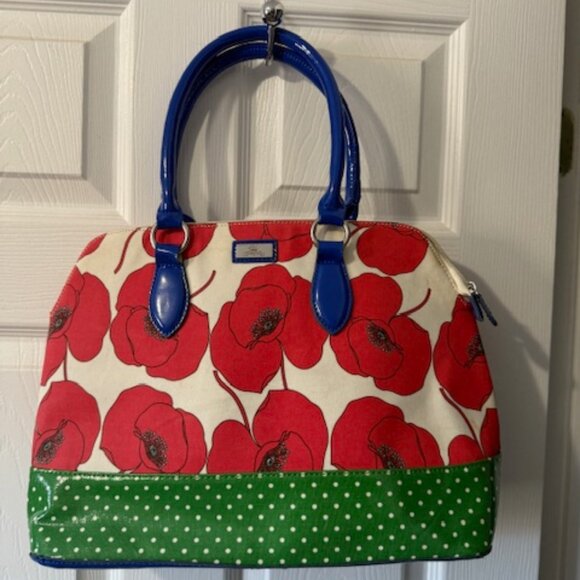 Poppies Flower Remembrance Tote Handbag Purse Novelty - Picture 1 of 8